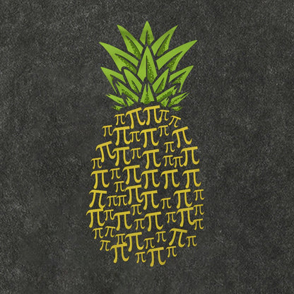 Pi Pineapple Vintage Distressed T-shirt
