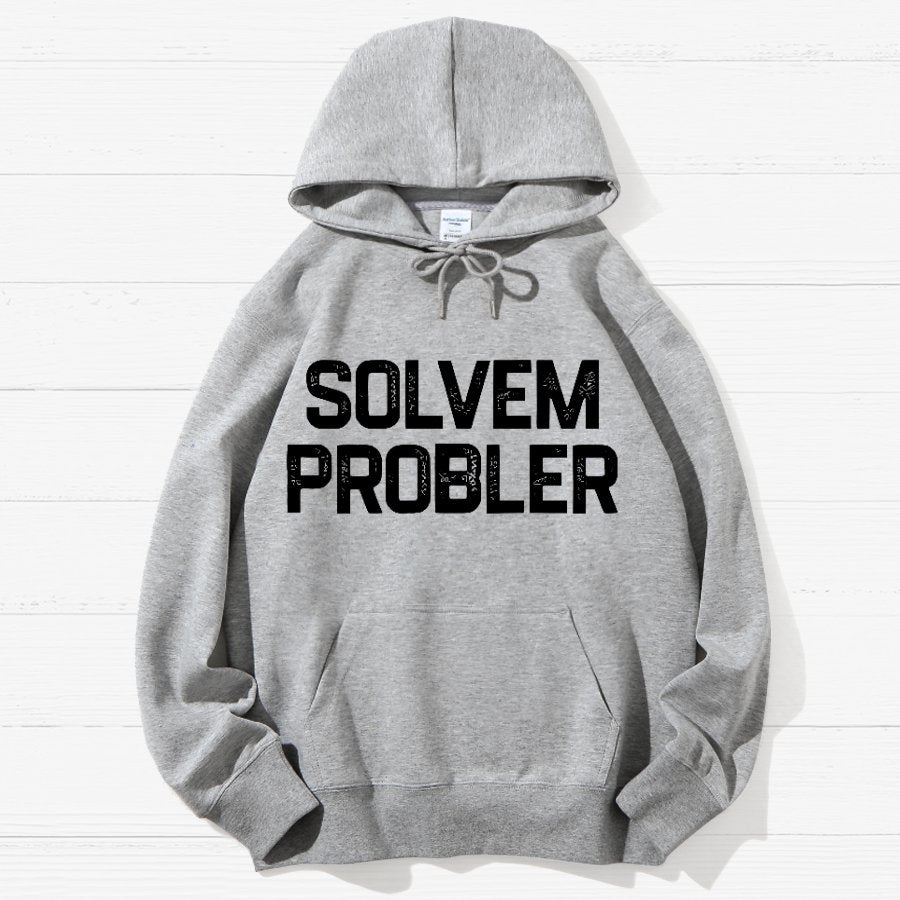 Problem Solved Geek Cotton Hoodie