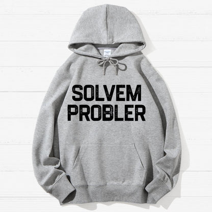 Problem Solved Geek Cotton Hoodie