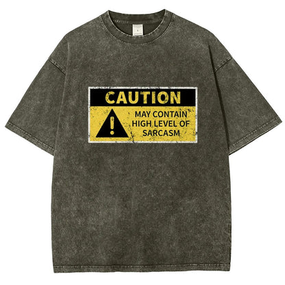 High Level Sarcasm Vintage Distressed T-shirt
