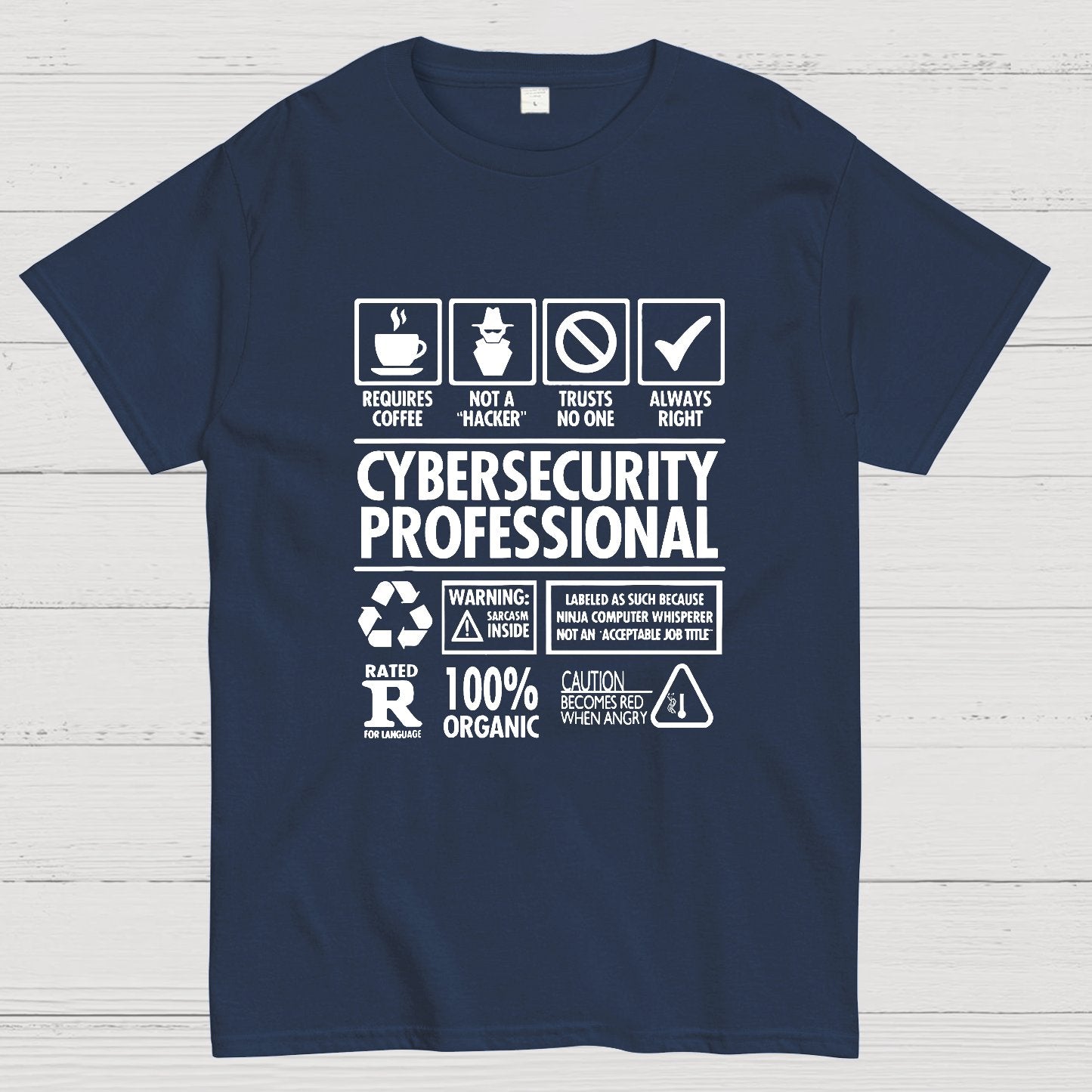 Cybersecurity Professional Geeky T-Shirt
