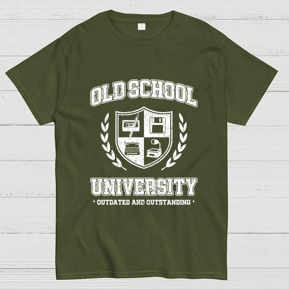 Old School University Unisex Geek T-Shirt