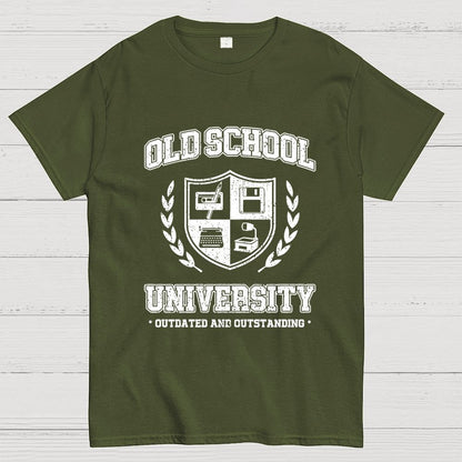 Old School University Unisex Geek T-Shirt