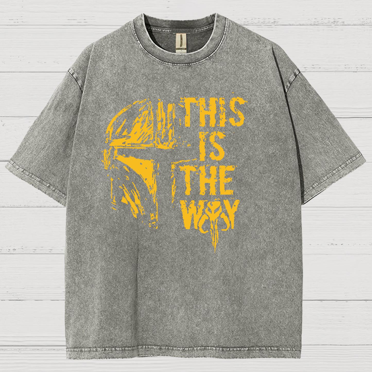 This Is The Path Vintage Distressed T-shirt