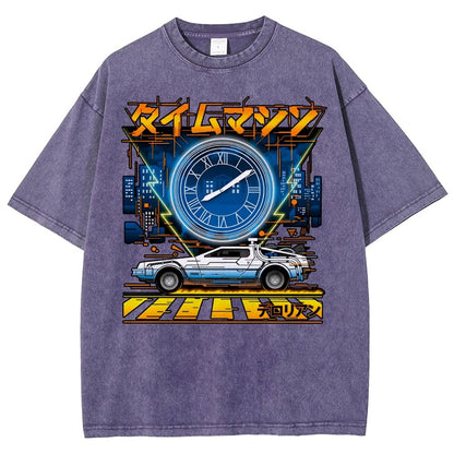 Time Machine Vintage Distressed T-shirt