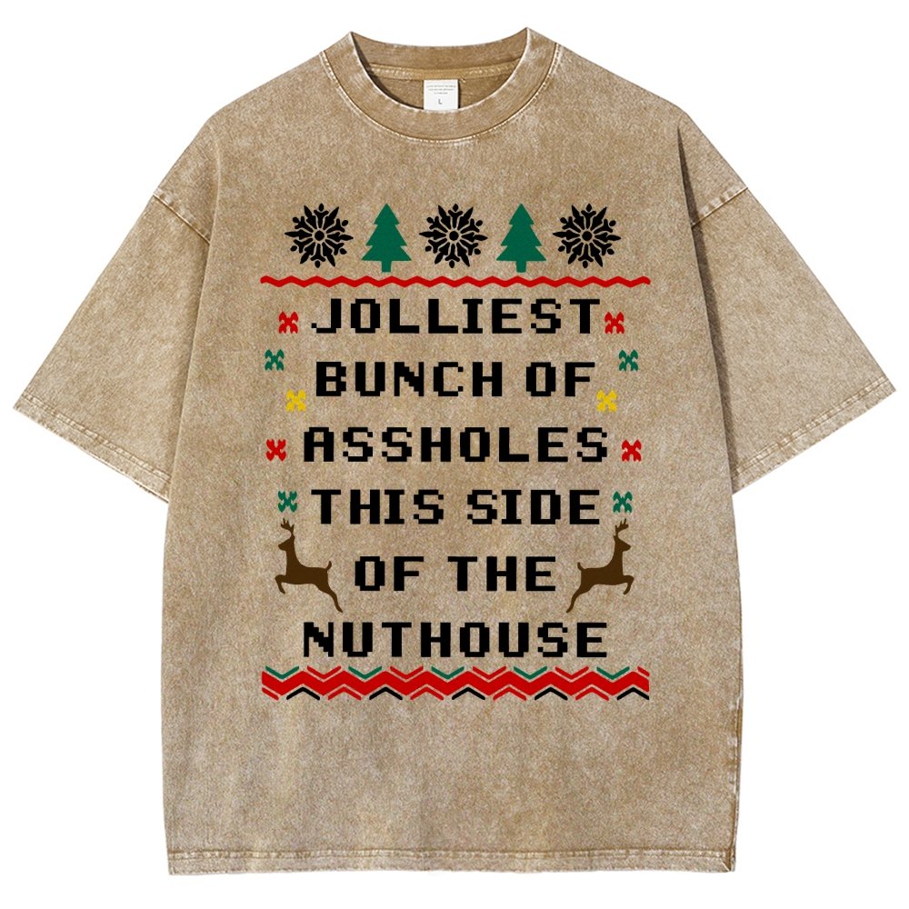 Jolliest Bunch of Assholes This Side of The Nuthouse Vintage Distressed T-shirt