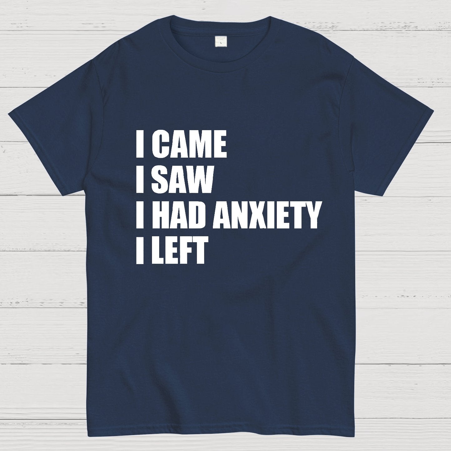 I Came I Saw and Have Anxiety I Left Geek T-Shirt