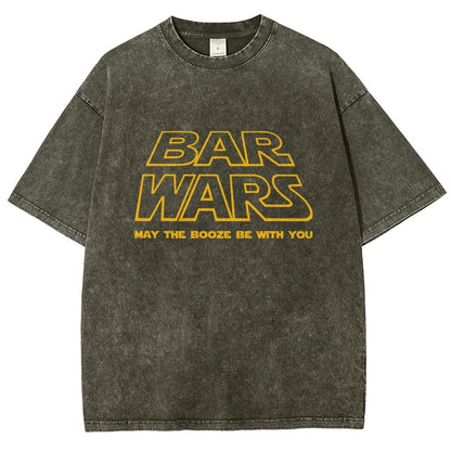 May The Booze Be With You Vintage Distressed T-shirt