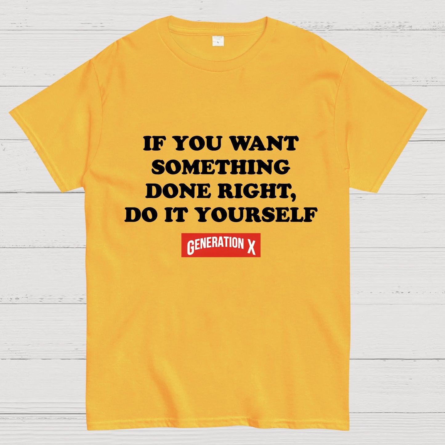 Do It Yourself Light Generation X Geeky T-Shirt