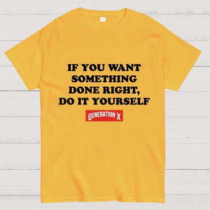 Do It Yourself Light Generation X Geeky T-Shirt