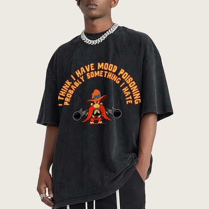 A Bad Case Of Mood Poisoning Vintage Distressed T-shirt