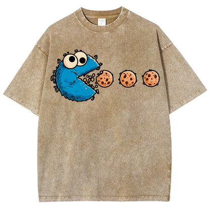 NomNom-Cookie Adventure Vintage Distressed T-shirt