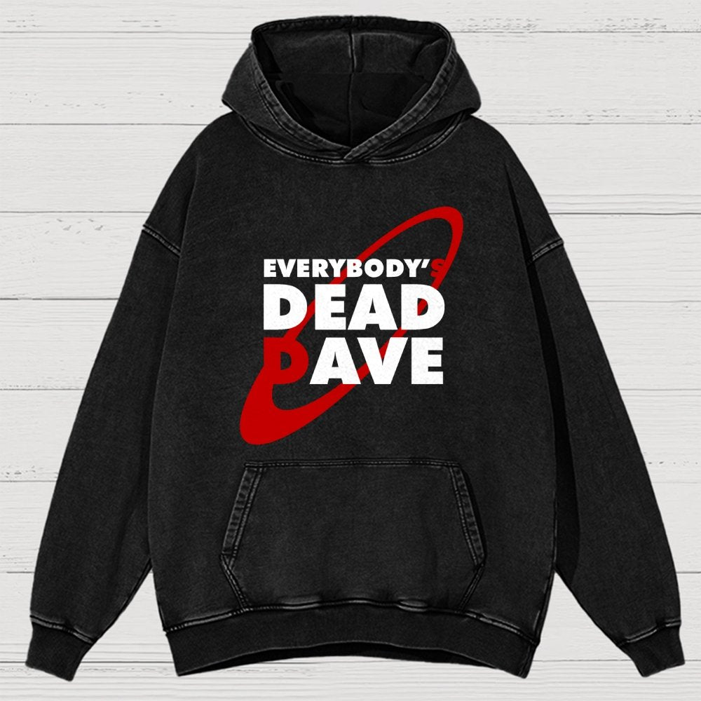 Everybody's Dead Dave Vintage Distressed Hoodie