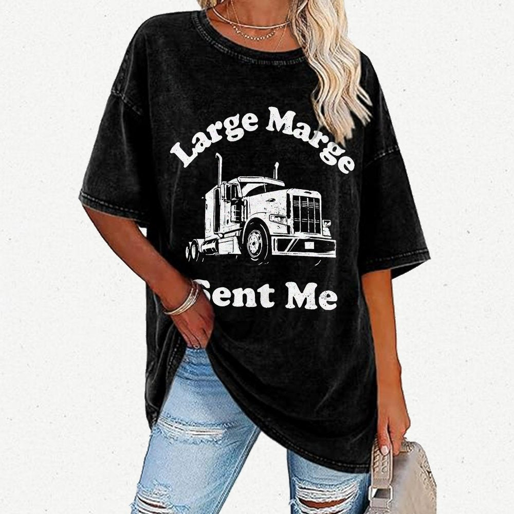 Large Marge Sent Me Vintage Distressed T-shirt