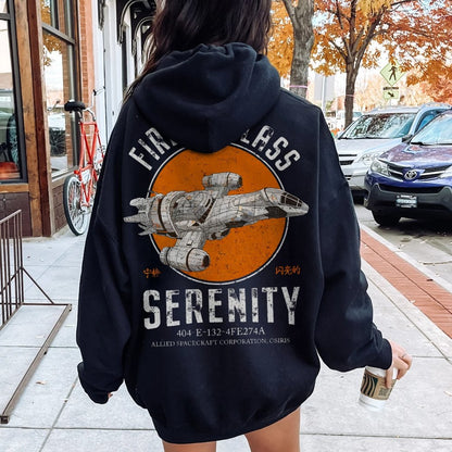 Retro Smugglers Nerdy Printed Back Cotton Hoodie