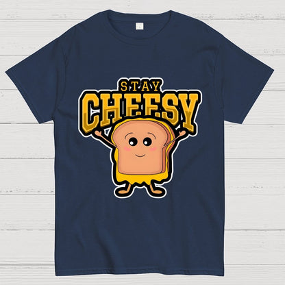 Sandwich STAY CHEESY Geek T-Shirt