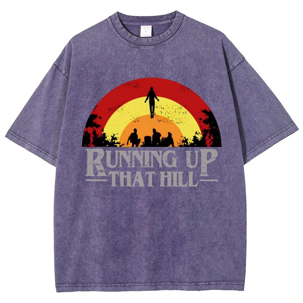 Running Up That Hill Vintage Distressed T-shirt