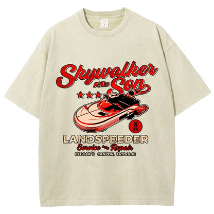 Speeder Shop Vintage Distressed T-shirt