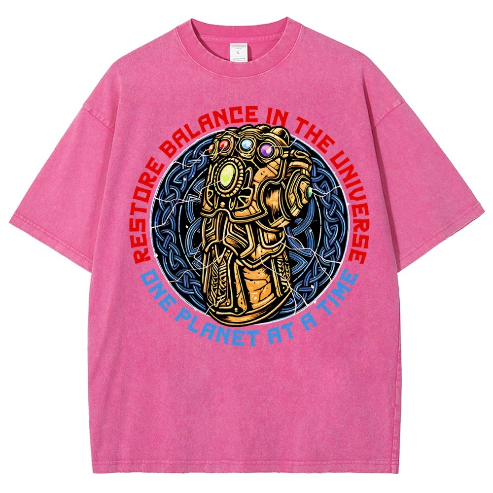 Restore Balance Vintage Distressed T-shirt