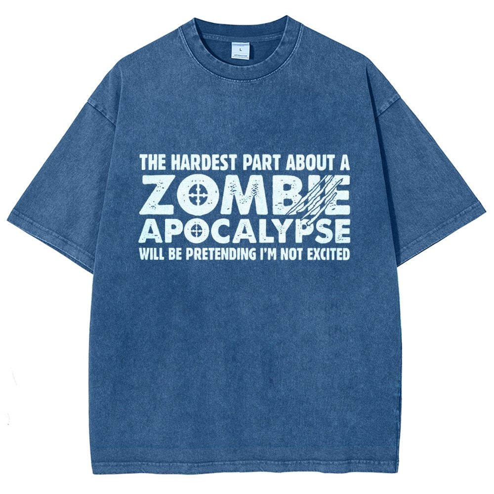 Zombie Apocalypse Vintage Distressed T-shirt