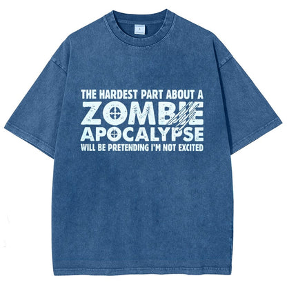 Zombie Apocalypse Vintage Distressed T-shirt