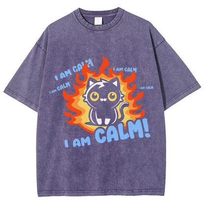 I Am Not Stressed! I Am Calm Vintage Distressed T-shirt