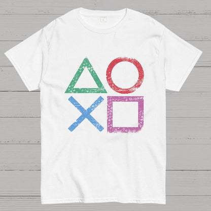 Gaming symbols Geeky T-Shirt