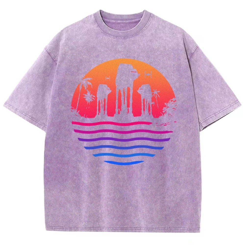 Escape The Summer Vintage Distressed T-shirt