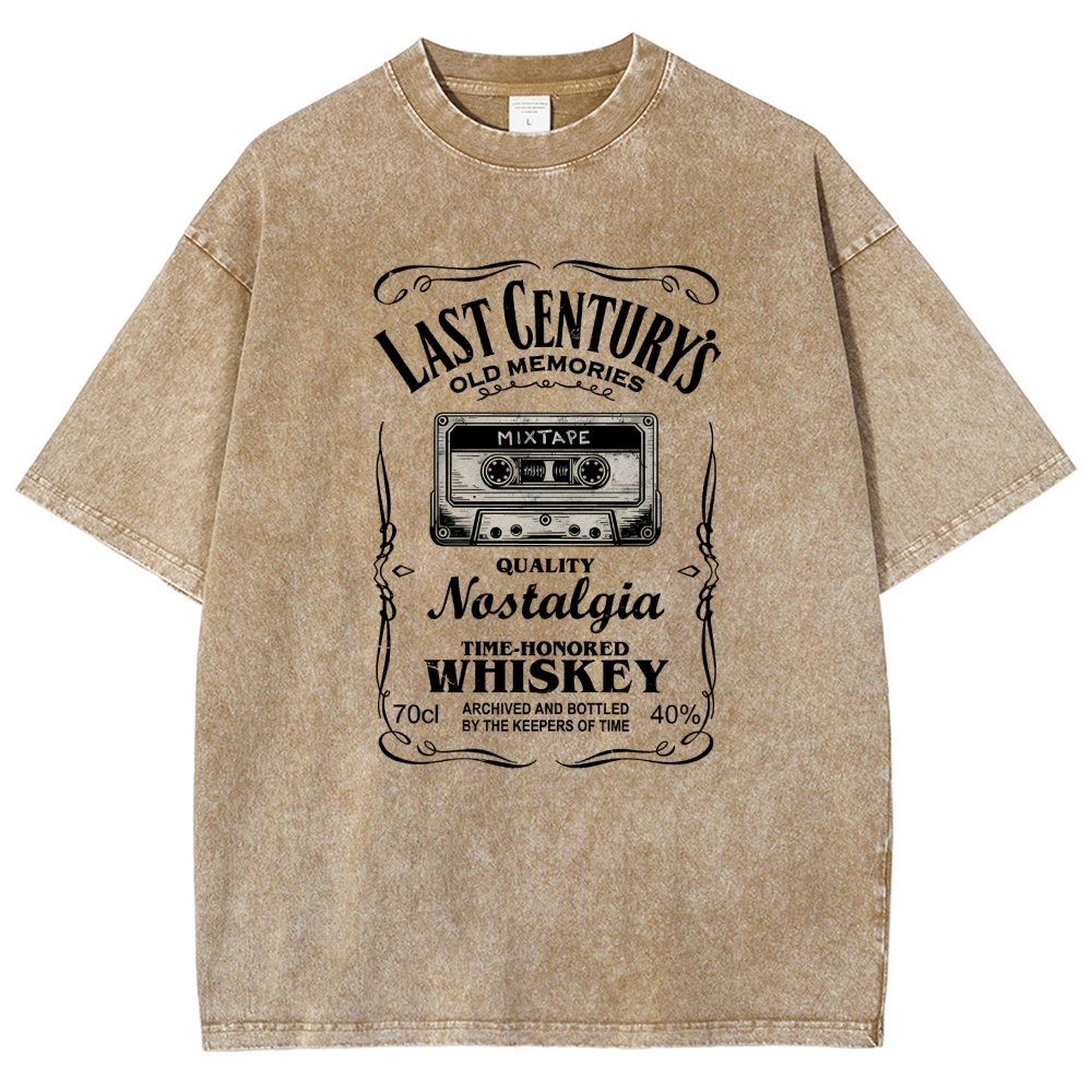 Last Century's Whiskey Vintage Distressed T-shirt