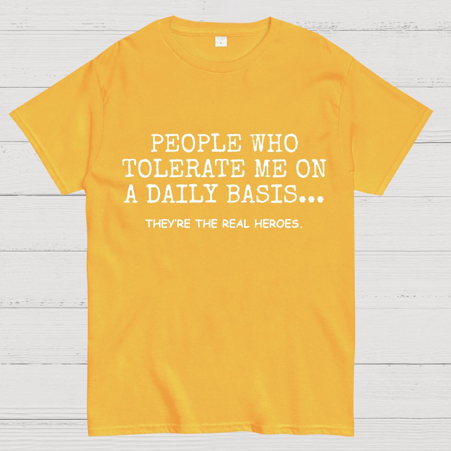 People Who Tolerate Me On A Daily Basts Geeky T-Shirt