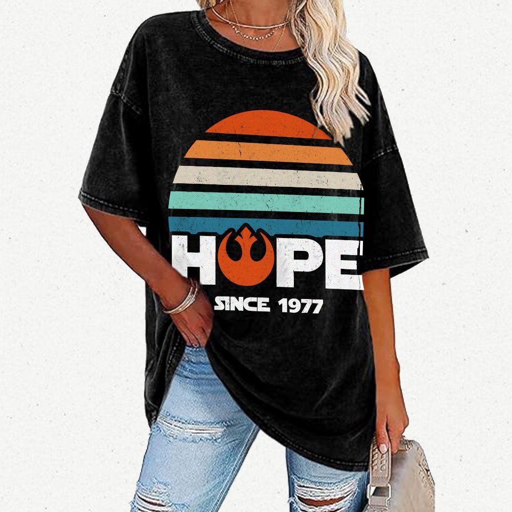 Hope Since 1977 Vintage Distressed T-shirt