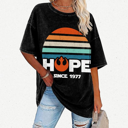 Hope Since 1977 Vintage Distressed T-shirt