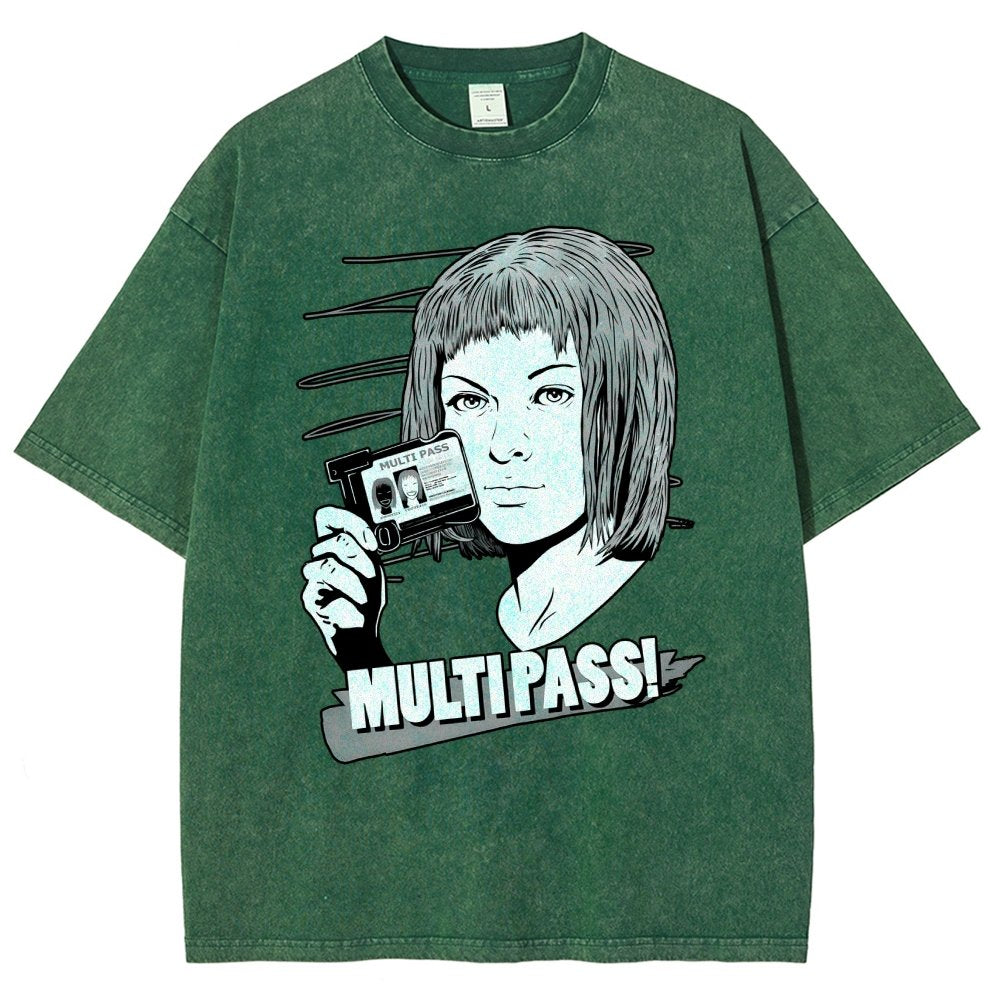 MULTIPASS! Vintage Distressed T-shirt