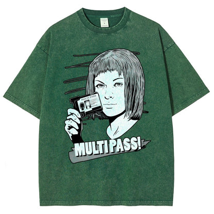 MULTIPASS! Vintage Distressed T-shirt