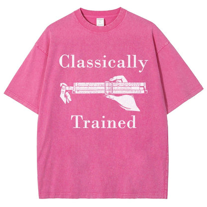 Slide Rule Classically Trained Vintage Distressed T-shirt