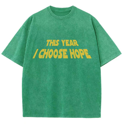 I Choose Hope  Vintage Distressed T-shirt