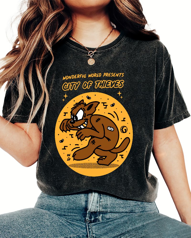 City Of Thieves! Sarcasm Vintage Distressed T-shirt