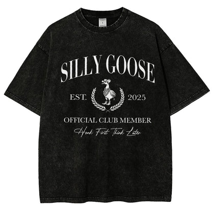 Silly Goose Official Club Vintage Distressed T-shirt