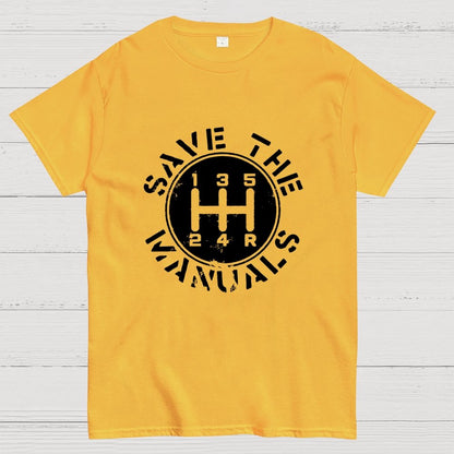 Save The Manuals Geek T-Shirt