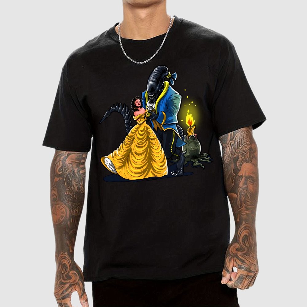 Beauty and the Alien Geek T-Shirt
