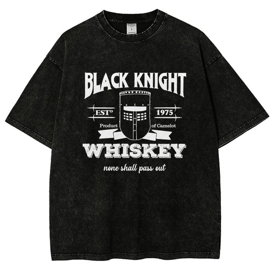None Shall Pass Out Vintage Distressed T-shirt