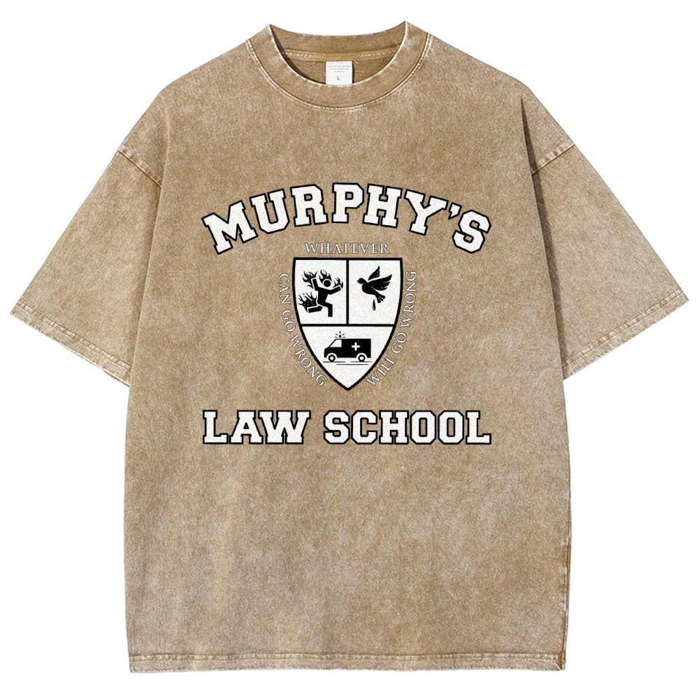 Murphy's Law School Vintage Distressed T-shirt