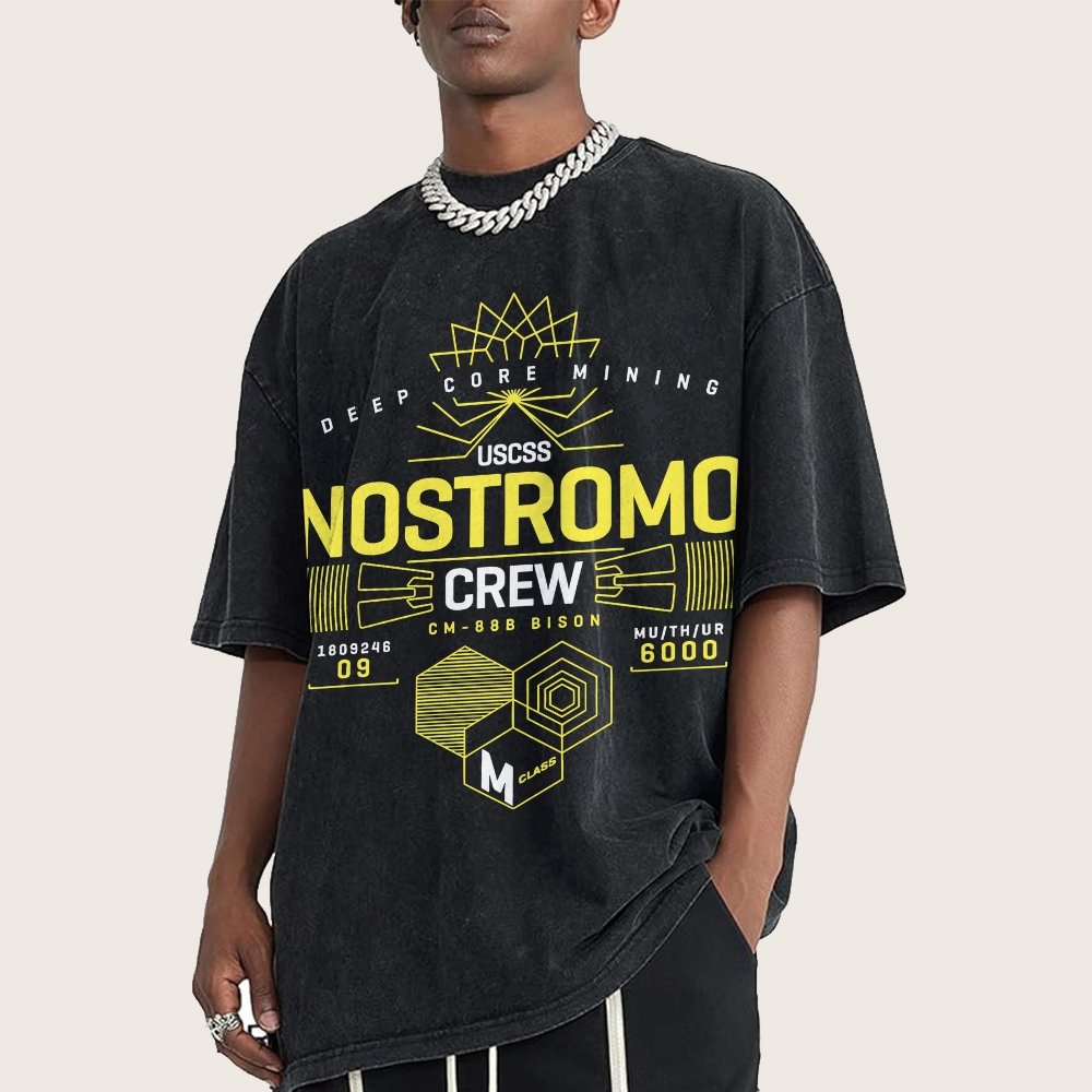 Nostromo Crew Vintage Distressed T-shirt