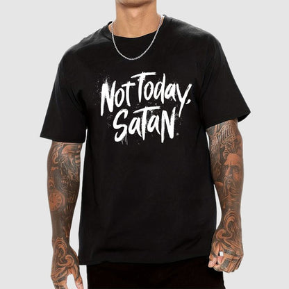 Not Today Satan Unisex Geek T-Shirt