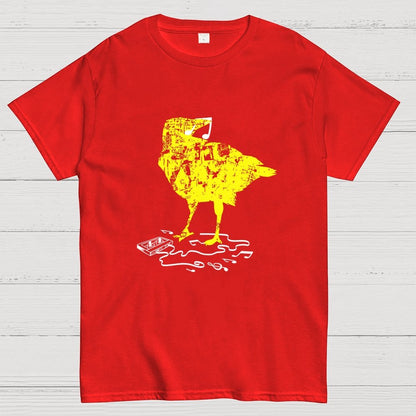 Crow Broken Cassete Tape Geek T-Shirt