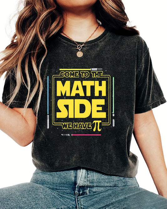 Come To The Nerd Side We Have Pi Vintage Distressed T-shirt