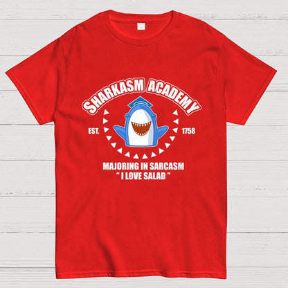 Sharkasm Academy Unisex Geek T-Shirt