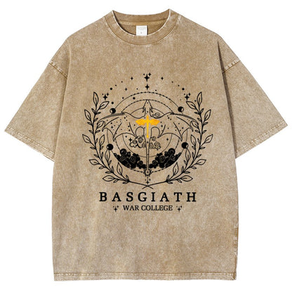 Fourth Wing Nerd Tee, Dragon Rider Bookish Vintage Distressed T-shirt