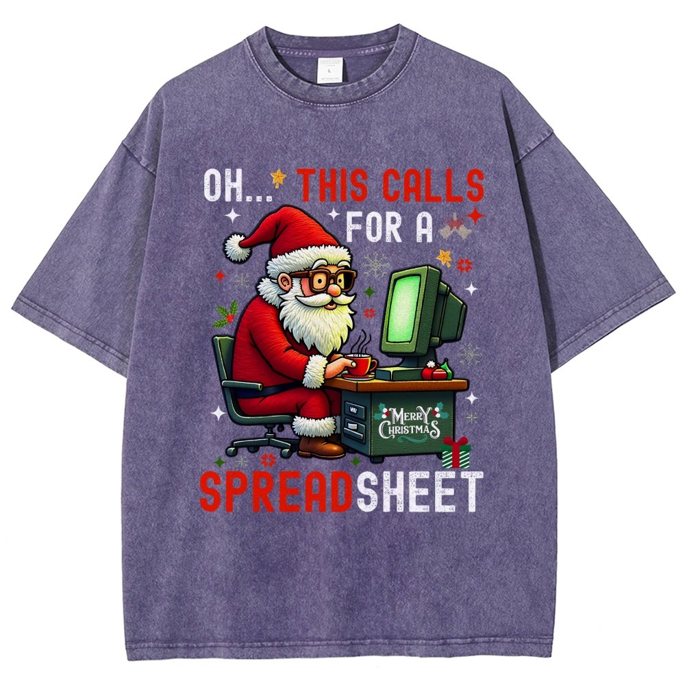 Ohh This Calls For A Spreadsheet Vintage Distressed T-shirt
