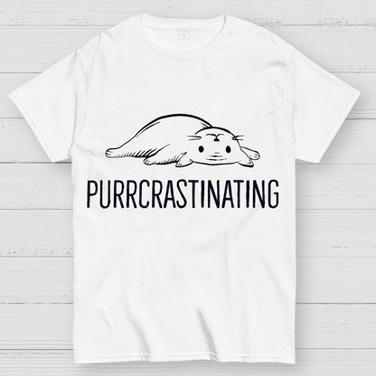 Purrcrastinating Geek T-Shirt